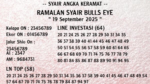 Prediksi Bulls Eye