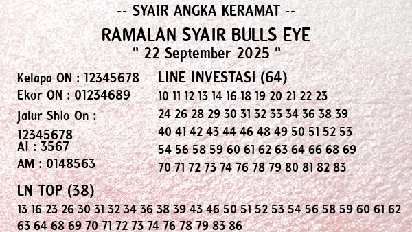 Prediksi Bulls Eye