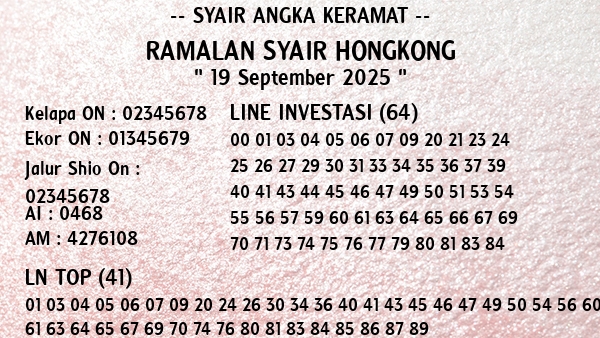 Prediksi Hongkong