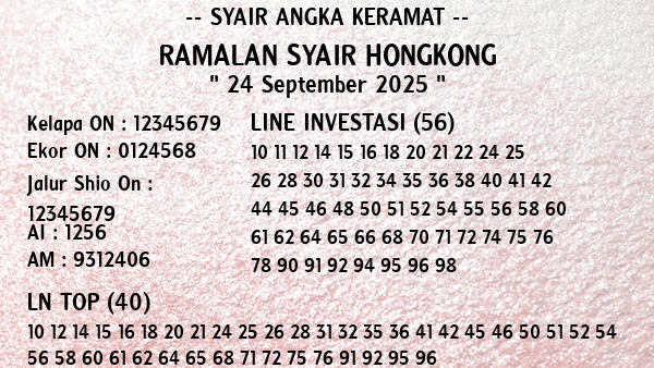 Prediksi Hongkong