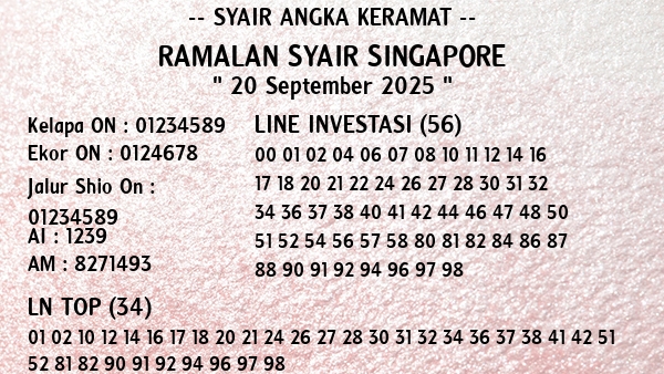 Prediksi Singapore