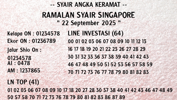 Prediksi Singapore