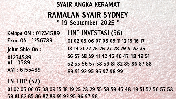 Prediksi Sydney