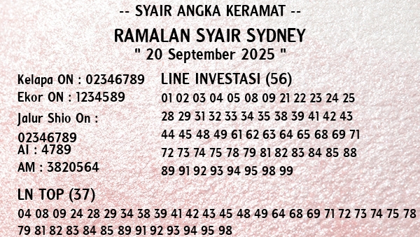 Prediksi Sydney
