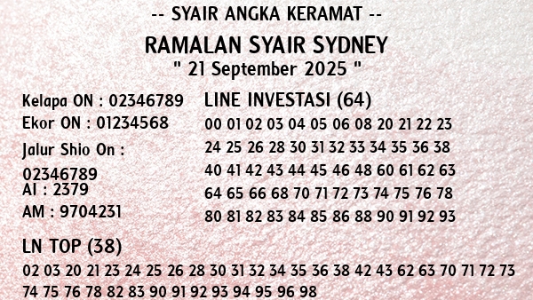 Prediksi Sydney