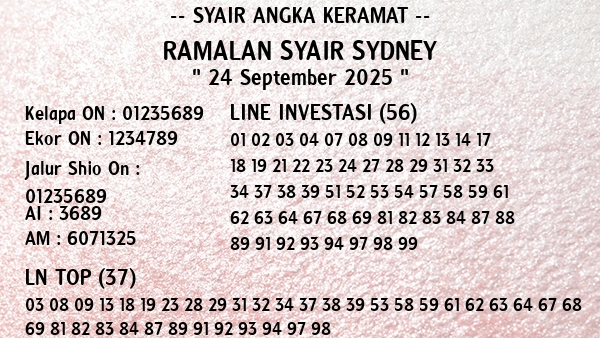 Prediksi Sydney